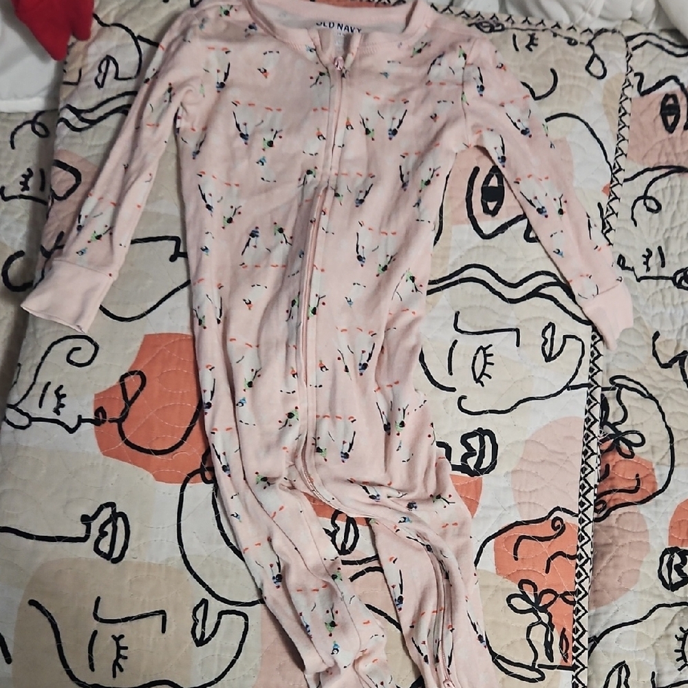 Old Navy Light Pink Baby Sleeper